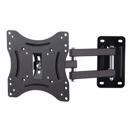 Edm Soporte universal TV de 10-43 pulgadas 25 kg con brazo articulado inclinable y giratorio 180° VESA 200x200