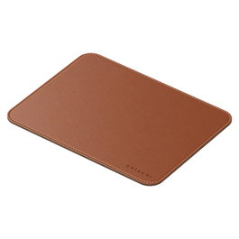 Satechi Alfombrilla de ratón Vegan-Leather Premium Braun ST-LMPN