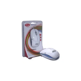 3free Ratón Óptico MCM101/WB Blanco Azul