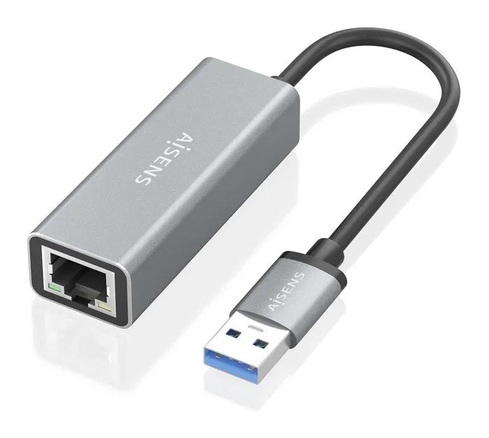 Aisens Adaptador USB 3.0 a Ethernet Gigabit A106-0897 Gris Aisens Adaptador USB 3.0 a Ethernet Gigabit A106-0897 Gris