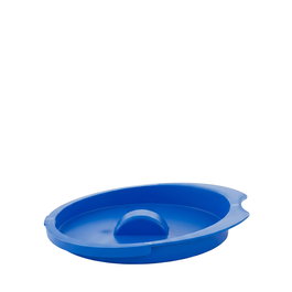 AMC Tapa para Jarra Polipropileno Azul, 112 mm de Diámetro, 19 mm de Alto, Capacidad 1 Litro