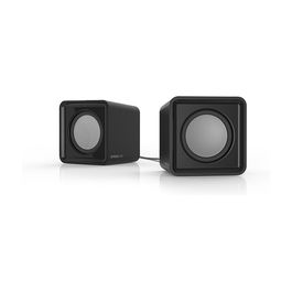 Speedlink Altavoces TWOXO SL-810004-BK Estéreo Portátiles 5W con USB y Conector 3.5mm, Negro, Caja
