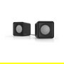 Speedlink Altavoces TWOXO SL-810004-BK Estéreo Portátiles 5W con USB y Conector 3.5mm, Negro, Caja