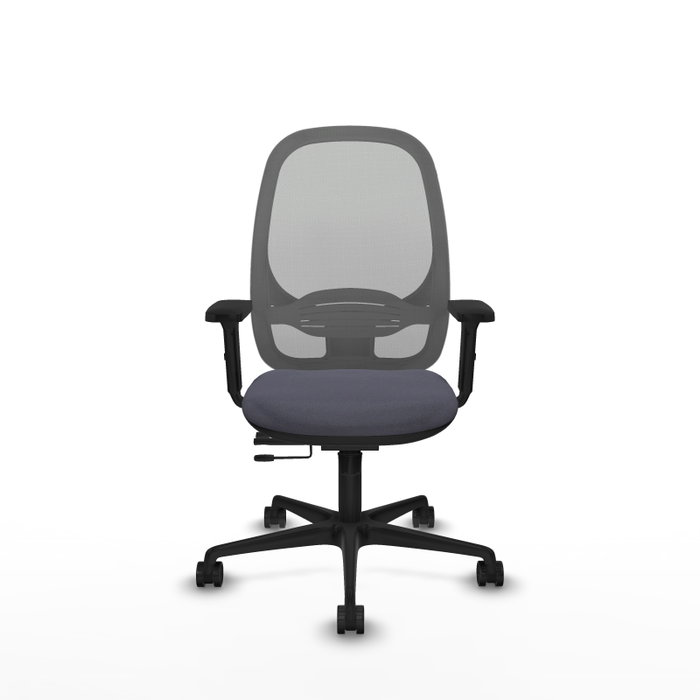PIQUERAS Y CRESPO Silla de oficina Cilanco Gris con mecanismo Sincro/Traslack