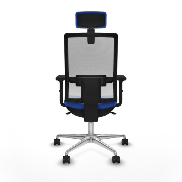 PIQUERAS Y CRESPO Silla de oficina Horna con mecanismo Sincro Azul y Blanco PIQUERAS Y CRESPO Silla de oficina Horna con mecanismo Sincro Azul y Blanco
