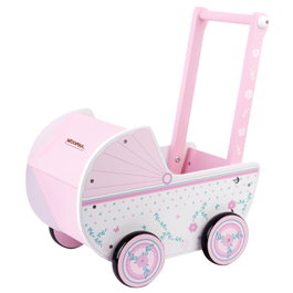 WOOMAX Carrito de muñecas madera