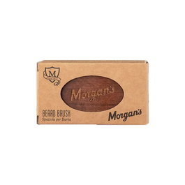 Morgan's Cepillo para Barba Pequeño Cerdas de Jabalí Naturales para Desenredar y Acondicionar