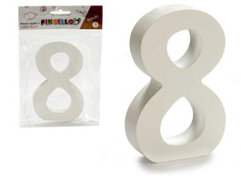 Pincello Número 8 Madera Blanco 2 x 16 x 14.5 cm (Set de 24)