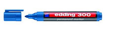 EDDING Marcador Permanente 300 Cónico Azul Claro (Set de 10)