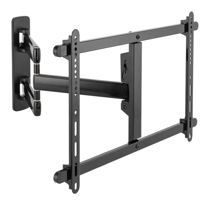 Vivolink Soporte de Pared Pro Medium con Brazo, Máx 50 kg, Hasta VESA 600x400 para Pantallas, Inclinación y Giro, Negro