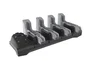 Zebra CRD-ET4X-4S8I1-01 Cargador de 4 ranuras para tableta Negro, Gris