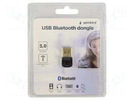 Gembird BTD-MINI6 Adaptador Bluetooth 5.0 Mini USB Negro