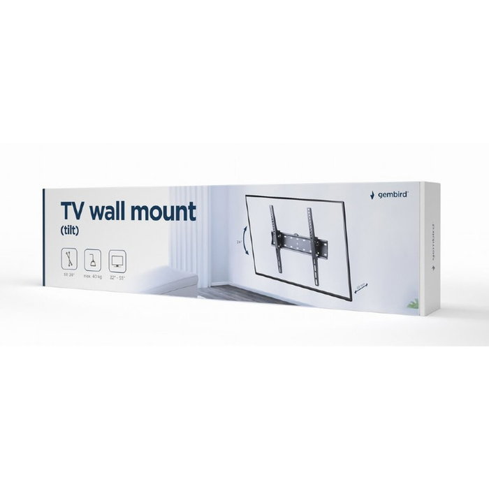 Gembird WM-55T-02 Soporte de Pared para TV 32-55 pulgadas Negro