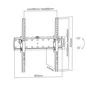 Gembird WM-55T-02 Soporte de Pared para TV Inclinable 32"-55", 40 kg, VESA 600x400 mm, Negro, Kit de Montaje