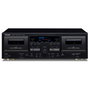 Teac W-1200 Pletina de casete doble con salida USB, Negro