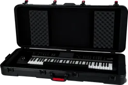 Gator Estuche Polietileno para Piano de 61 Teclas Negro con Ruedas