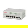ROLINE 21.14.3523 Switch Ethernet Gigabit Gestionado WebSmart, 6 Puertos (5x RJ-45 10/100/1000 + 1x SFP), Montaje Pared, Metal Gris