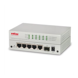 ROLINE 21.14.3523 Switch de red gestionado con 5 puertos Gigabit y 1 SFP