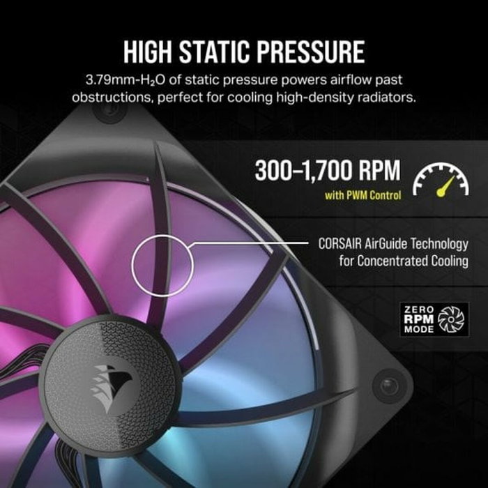 Corsair RX RGB Series iCUE LINK RX140 RGB Single Pack