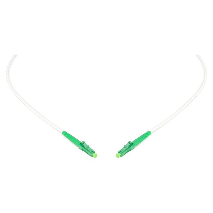Digitus Cable de Fibra Óptica Monomodo LC/APC a LC/APC 1m Verde Blanco G.657.A2 Patchkabel LCA -> LCA 1.00m Singlemode Simple