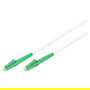 Digitus Cable de Fibra Óptica Monomodo LC/APC a LC/APC 1m Verde Blanco G.657.A2 Patchkabel LCA -> LCA 1.00m Singlemode Simple