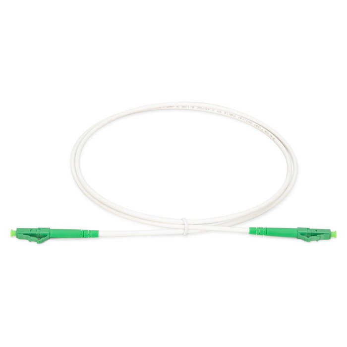 Digitus Cable de Fibra Óptica Monomodo LC/APC a LC/APC 1m Verde Blanco G.657.A2 Patchkabel LCA -> LCA 1.00m Singlemode Simple