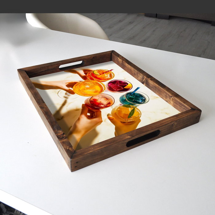 Aberto Design REF043 Bandeja Madera Maciza 48x38x4cm Aberto Design REF043 Bandeja Madera Maciza 48x38x4cm