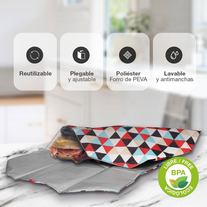 GSC Evolution Porta bocadillos reutilizable ecológico Estampado