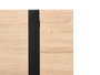 Giftdecor Mesa Auxiliar 100x45x50 cm Patas Negras Metal Madera MDF