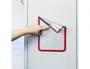 Djois Marco porta anuncios magneto DIN A4 rojo pack de 2 unidades