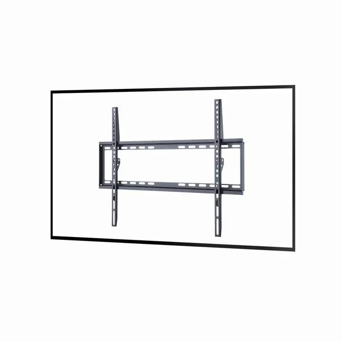Gembird WM-70F-03 Soporte para TV de Pared, Acero, para TV/Plasma LCD de 37" a 70" (94 a 177.8 cm), Negro, VESA hasta 400x400 mm, Peso Máx. 35 kg