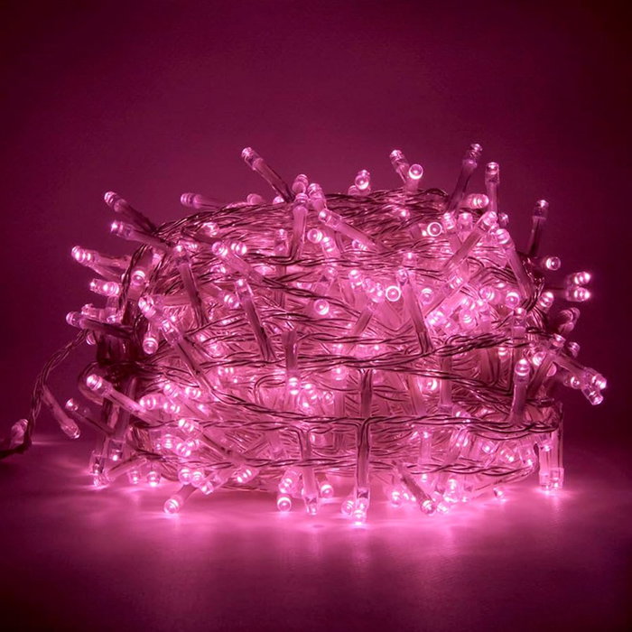 Basics Guirnalda multifunción 500 LEDs Rosa IP44 Basics Guirnalda multifunción 500 LEDs Rosa IP44