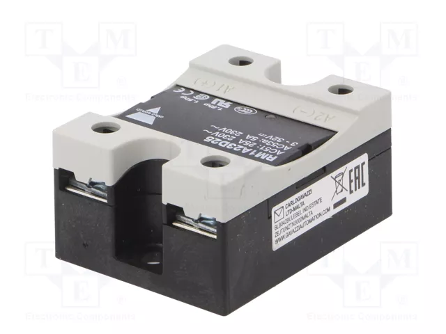 CARLO GAVAZZI RM1 Relé de semiconductor monofásico 25A 24-265VAC