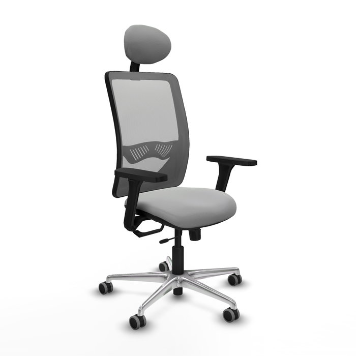 PIQUERAS Y CRESPO Silla de oficina Zulema Gris con mecanismo Sincro/Traslack PIQUERAS Y CRESPO Silla de oficina Zulema Gris con mecanismo Sincro/Traslack