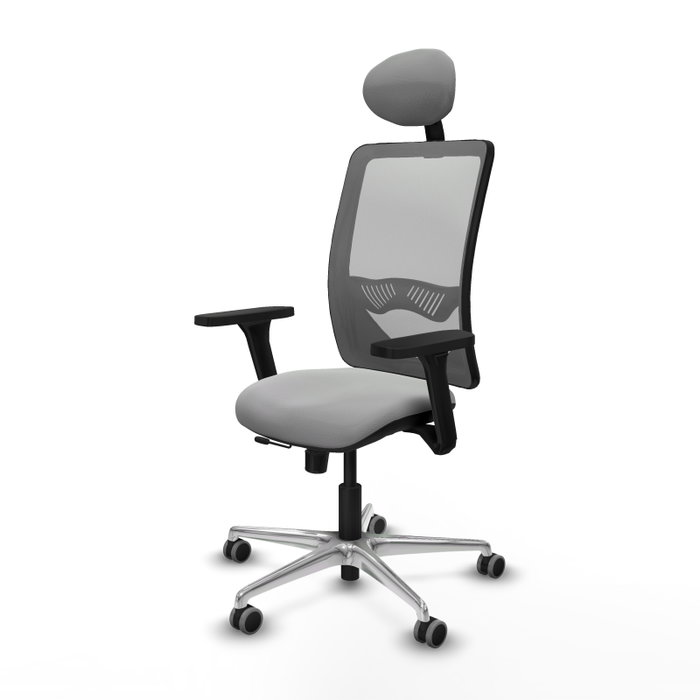 PIQUERAS Y CRESPO Silla de oficina Zulema Gris con mecanismo Sincro/Traslack PIQUERAS Y CRESPO Silla de oficina Zulema Gris con mecanismo Sincro/Traslack