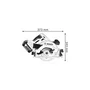 Bosch Professional 06016A2101 Sierra Circular GKS 18V-57 G con Hoja de 165 mm Sin Batería en L-BOXX