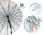 Parasol Pavo Real 220 cm Orient. Aluminio Oxford Upf50+ Verde 210D 28-32 mm
