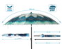 Parasol Pavo Real 220 cm Orient. Aluminio Oxford Upf50+ Verde 210D 28-32 mm