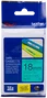 Brother TZe-741 Cinta laminada 18mm x 8m Verde/Negro
