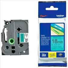 Brother TZe-741 Cinta laminada 18 mm x 8 m verde/negro Brother TZe-741 Cinta laminada 18 mm x 8 m verde/negro