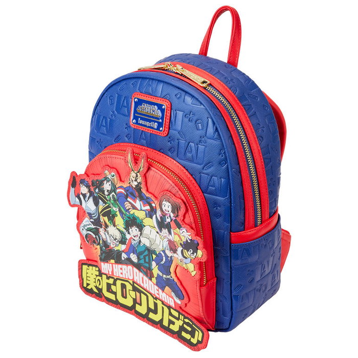 Loungefly Mochila My Hero Academia Group Debossed Logo Mini 22.5x26.2x11.2cm Piel Vegana Loungefly Mochila My Hero Academia Group Debossed Logo Mini 22.5x26.2x11.2cm Piel Vegana