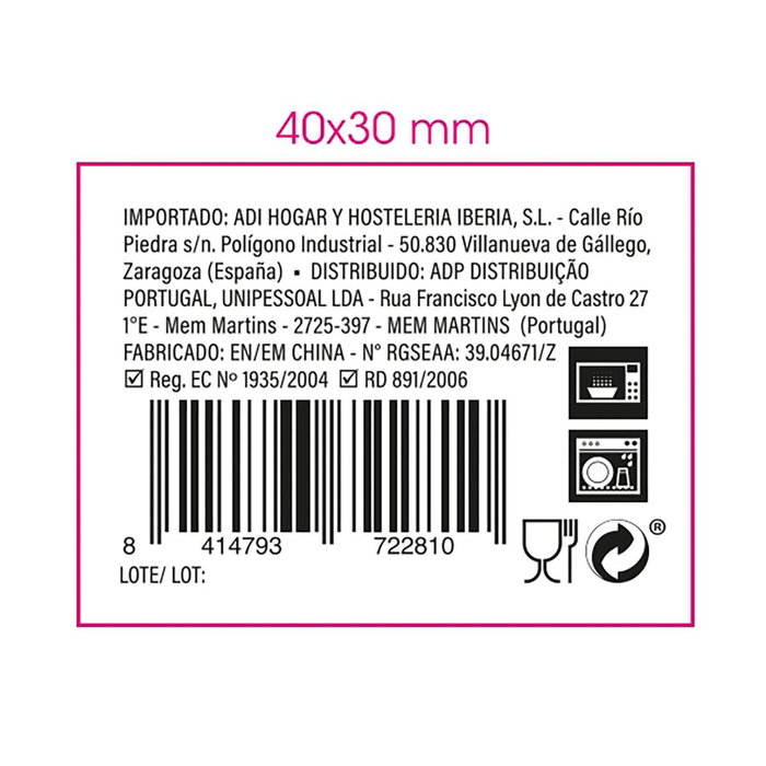 Tapa Montadito Porcelana Gastro Black Quid 15,5x10 cm Tapa Montadito Porcelana Gastro Black Quid 15,5x10 cm