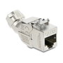 DeLOCK 90801 Módulo Keystone RJ45 Cat.6A blindado con ángulo de 45°