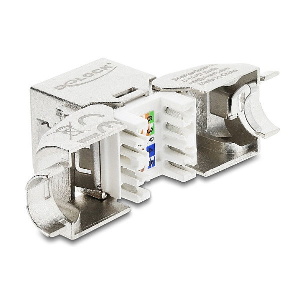 DeLOCK 90801 Módulo Keystone RJ45 Cat.6A blindado con ángulo de 45°