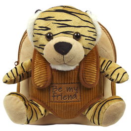 PERLETTI Mochila con Peluche Tigre Joe 26cm