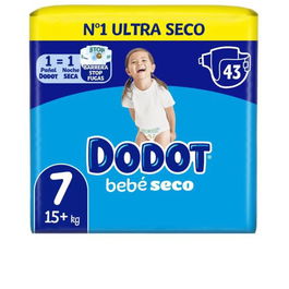 Dodot Pañales Etapas Talla 7 para Niños de 15-24 kg, 43 Unidades, Máxima Protección y Confort