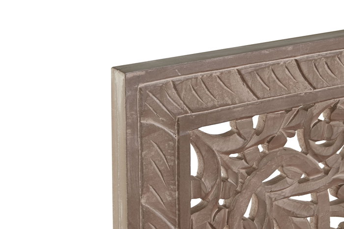 DKD Home Decor Cabecero de Cama Indio Mandala en Color Natural, de MDF, Dimensiones 3.5 x 181 x 180 cm, Set de 3 Piezas DKD Home Decor Cabecero de Cama Indio Mandala en Color Natural, de MDF, Dimensiones 3.5 x 181 x 180 cm, Set de 3 Piezas