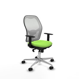 PIQUERAS Y CRESPO Silla de oficina Jorquera Pistacho y Blanco