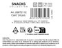La Mediterranea Bol de Snacks Transparente Ø 12x 6 cm (Pack de 48) Unitarios