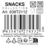 La Mediterranea Bol de Snacks Transparente Ø 12x 6 cm (Pack de 48) Unitarios